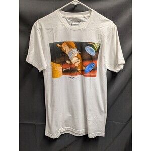 Cowboy Bebop Ein Bandaged White Graphic Tee Adult Size Medium